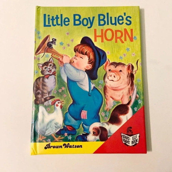 Vintage 1980 Start Right Elf  Books Ten Little Monkeys and Little Boy Blues Horn - Picture 12 of 16